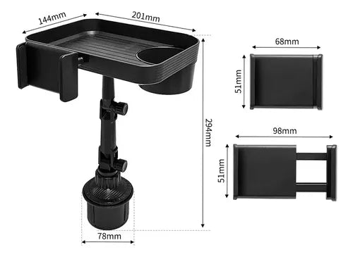 SOPORTE PARA CELULAR Y COMIDA CARRO