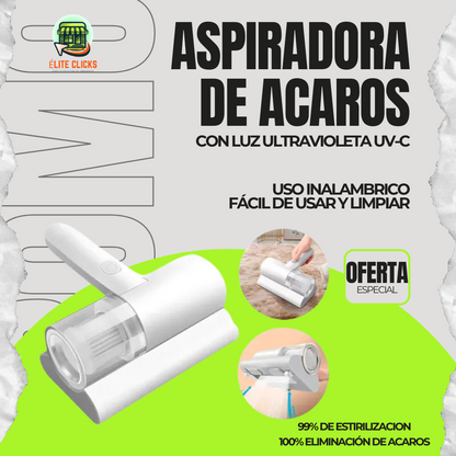 ASPIRADORA DE ACAROS CON LUZ ULTRAVIOLETA UV-C